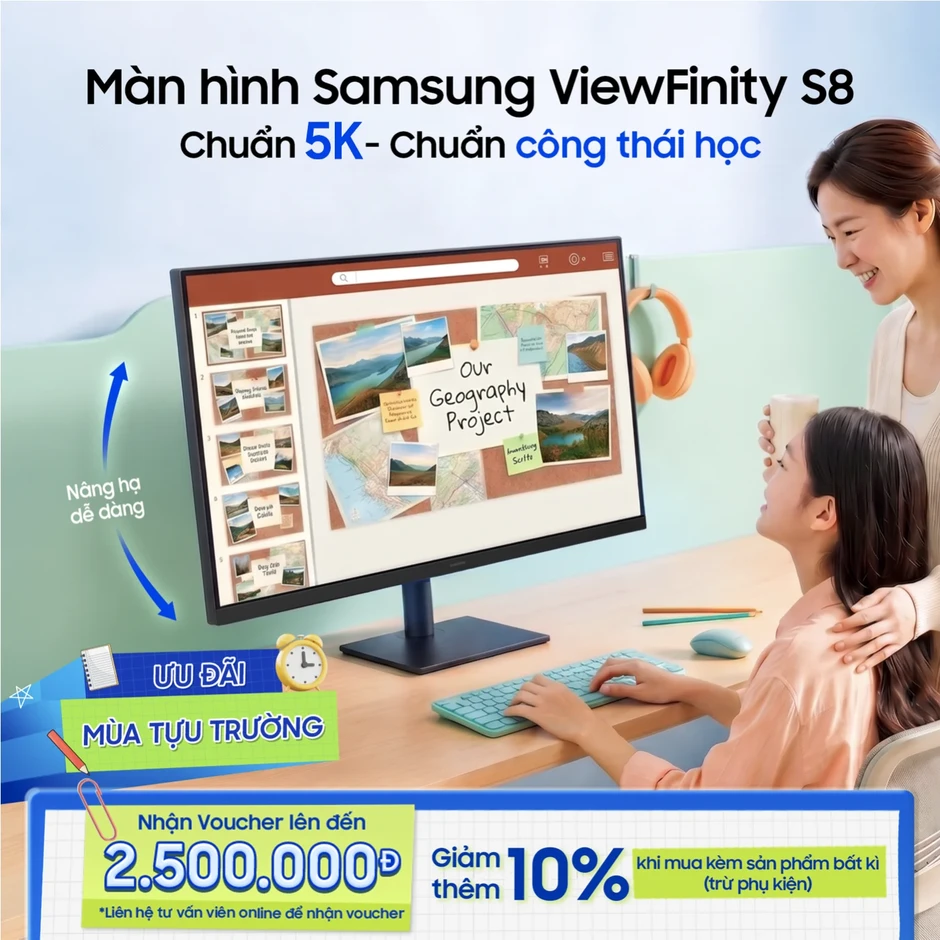 Xu hướng chọn màn hình lớn, thiết kế công thái học bảo vệ mắt Xu hướng chọn màn hình lớn, thiết kế công thái học bảo vệ mắt
