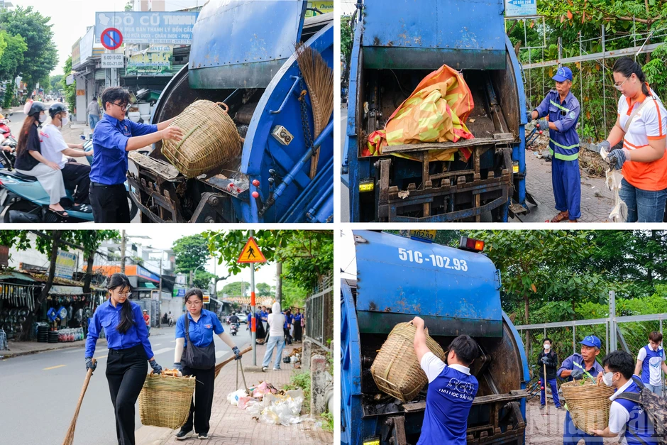 [Ảnh] Tuổi trẻ Thành phố Hồ Chí Minh sôi nổi ra quân Ngày Chủ nhật xanh lần 166
