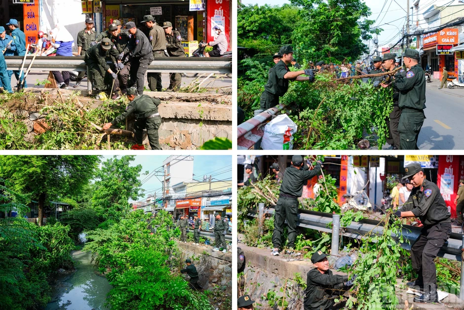 [Ảnh] Tuổi trẻ Thành phố Hồ Chí Minh sôi nổi ra quân Ngày Chủ nhật xanh lần 166