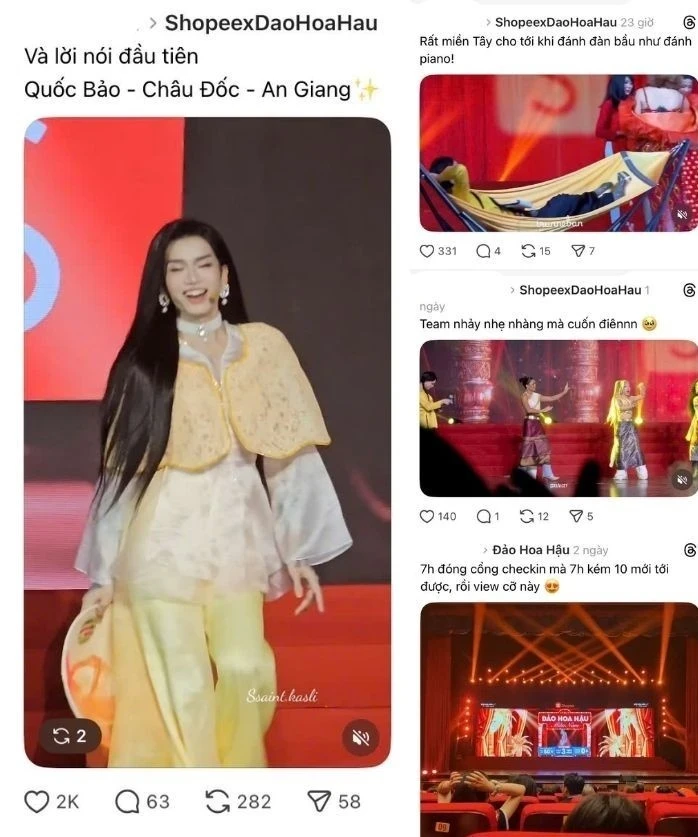 ‘Đảo hoa hậu’ đại náo Shopee Live mở màn xu hướng shoppertainment 2026 ‘Đảo hoa hậu’ đại náo Shopee Live mở màn xu hướng shoppertainment 2026