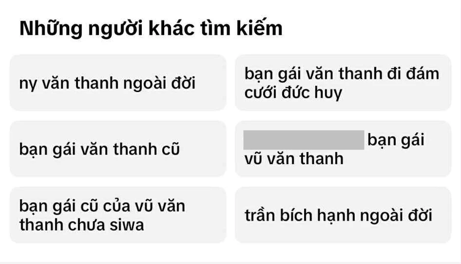 "Bùi Hoàng Việt Anh lộ tin nhắn", "bạn gái Văn Thanh ngoài đời" là 2 từ khóa được tìm kiếm đột biến "Bùi Hoàng Việt Anh lộ tin nhắn", "bạn gái Văn Thanh ngoài đời" là 2 từ khóa được tìm kiếm đột biến