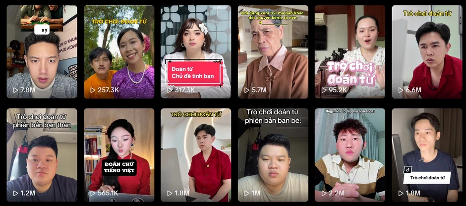 "Trò chơi đoán từ” đang viral là gì? Hot cỡ nào mà vợ Duy Mạnh, fanpage Nhà Tù Hỏa Lò cũng bắt trend "Trò chơi đoán từ” đang viral là gì? Hot cỡ nào mà vợ Duy Mạnh, fanpage Nhà Tù Hỏa Lò cũng bắt trend