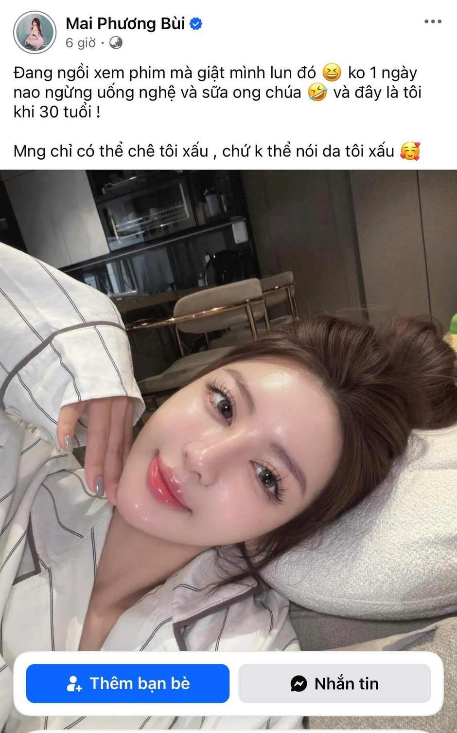"Trùm affiliate" Mai Phương Bùi bị tố quảng cáo bất chấp, “đi cấy tế bào gốc nhưng nói da đẹp nhờ uống nghệ” "Trùm affiliate" Mai Phương Bùi bị tố quảng cáo bất chấp, “đi cấy tế bào gốc nhưng nói da đẹp nhờ uống nghệ”