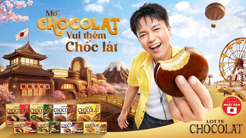 “Thưởng vị ngon - trọn thư giãn” cùng Bùi Công Nam và Lotte Chocolat “Thưởng vị ngon - trọn thư giãn” cùng Bùi Công Nam và Lotte Chocolat