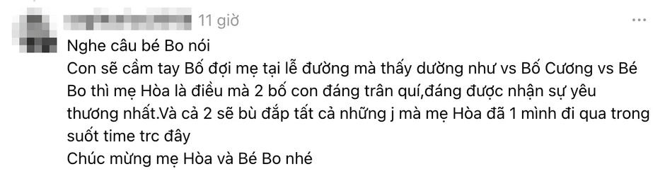 “Vì bố là bố mình mà mẹ” - bao nhiêu yêu thương mới đủ để bé Bo nói được câu này? “Vì bố là bố mình mà mẹ” - bao nhiêu yêu thương mới đủ để bé Bo nói được câu này?