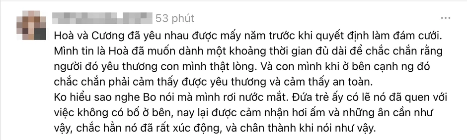“Vì bố là bố mình mà mẹ” - bao nhiêu yêu thương mới đủ để bé Bo nói được câu này? “Vì bố là bố mình mà mẹ” - bao nhiêu yêu thương mới đủ để bé Bo nói được câu này?