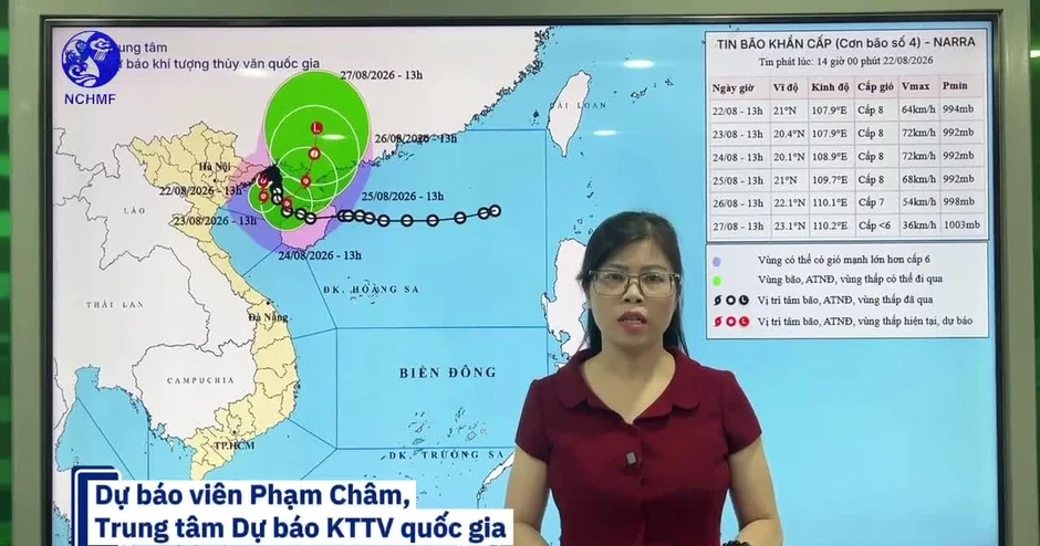 [Video] Bão số 4 có thể đổi hướng, Quảng Ninh và Hải Phòng mưa rất lớn