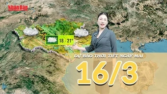 [Video] Dự báo thời tiết đêm nay và ngày mai 16/3/2026: Miền Bắc duy trì nồm ẩm, miền Đông Nam Bộ sắp đón nắng nóng diện rộng
