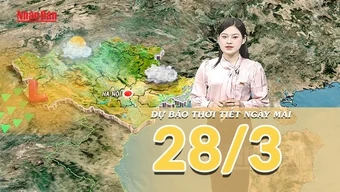 [Video] Dự báo thời tiết đêm nay và ngày mai 28/3/2026: Nam Bộ và Cao nguyên Trung bộ nắng nóng 37 độ C, Bắc Bộ tăng nhiệt mạnh