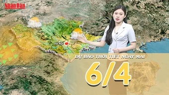 [Video] Dự báo thời tiết đêm nay và ngày mai 6/4/2026: Nắng nóng gay gắt bao phủ diện rộng trên cả nước