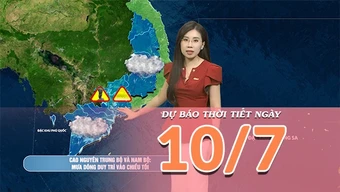 [Video] Dự báo thời tiết ngày 10/7/2026: Bắc Bộ mưa có xu hướng giảm