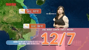 [Video] Dự báo thời tiết ngày 12/7/2026: Mưa dông chưa dứt ở Bắc Bộ, nguy cơ lũ quét và sạt lở vẫn ở mức cao