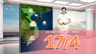 [Video] Dự báo thời tiết ngày 17/4/2026: Miền Bắc đón những cơn mưa giải nhiệt