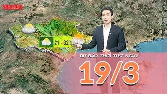 [Video] Dự báo thời tiết ngày 19/3/2026: Miền Bắc và miền Trung tăng nhiệt mạnh, Nam Bộ nắng gắt