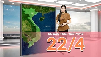 [Video] Dự báo thời tiết ngày 22/4/2026: Bắc Bộ sắp đón không khí lạnh, nhiều nơi xuất hiện mưa dông