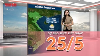 [Video] Dự báo thời tiết ngày 25/5/2026: Nắng nóng gay gắt bao trùm Bắc Bộ, Trung Bộ, có nơi trên 40 độ