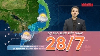 [Video] Dự báo thời tiết ngày 28/7/2026: Mưa gia tăng trên cả nước, tiềm ẩn nguy cơ ngập úng nhiều nơi