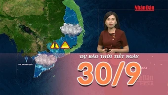 [Video] Dự báo thời tiết ngày 30/9/2026: Bắc Bộ và Trung Bộ nắng nóng, có nơi trên 36 độ C