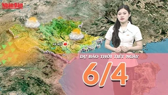 [Video] Dự báo thời tiết ngày 6/4/2026: Tây Bắc Bộ và Trung Bộ nắng nóng đỉnh điểm