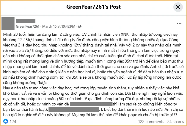2 vợ chồng kiếm 85-87 triệu/tháng, vợ vẫn lên mạng kêu lo: Nguyên nhân khiến hội 35 tuổi đồng cảm 2 vợ chồng kiếm 85-87 triệu/tháng, vợ vẫn lên mạng kêu lo: Nguyên nhân khiến hội 35 tuổi đồng cảm