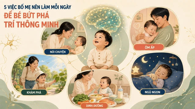 5 việc mẹ cần làm mỗi ngày để bé bứt phá trí thông minh 5 việc mẹ cần làm mỗi ngày để bé bứt phá trí thông minh