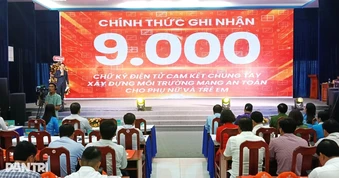 9.000 chữ ký cam kết xây dựng môi trường mạng an toàn cho phụ nữ, trẻ em