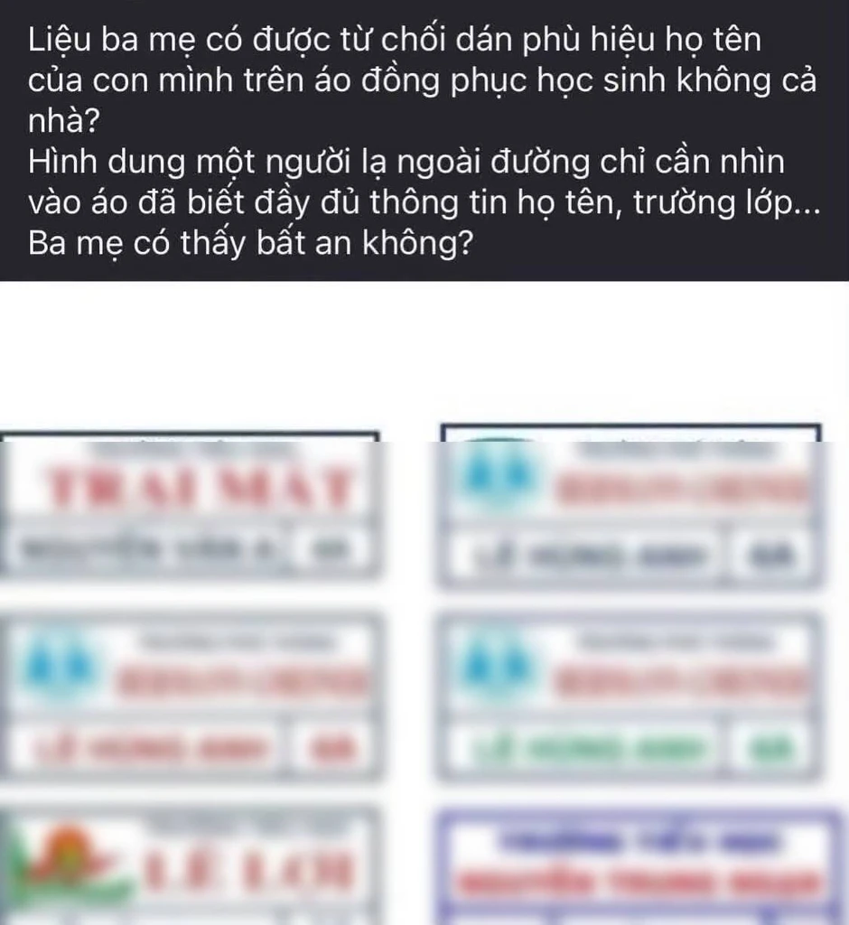 Bài viết của một phụ huynh khiến nhiều cha mẹ lo lắng: Liệu có phải thông tin cá nhân của trẻ đang lộ theo cách này? Bài viết của một phụ huynh khiến nhiều cha mẹ lo lắng: Liệu có phải thông tin cá nhân của trẻ đang lộ theo cách này?