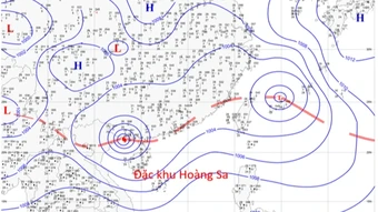 Bão số 4 di chuyển chậm, gây mưa lớn ở phía Đông Bắc Bộ và Thanh Hóa