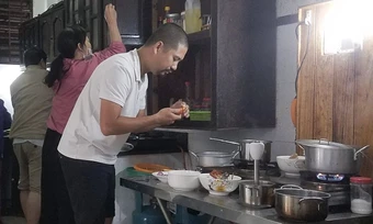 Bếp ăn 0 đồng dành cho bệnh nhi ung thư