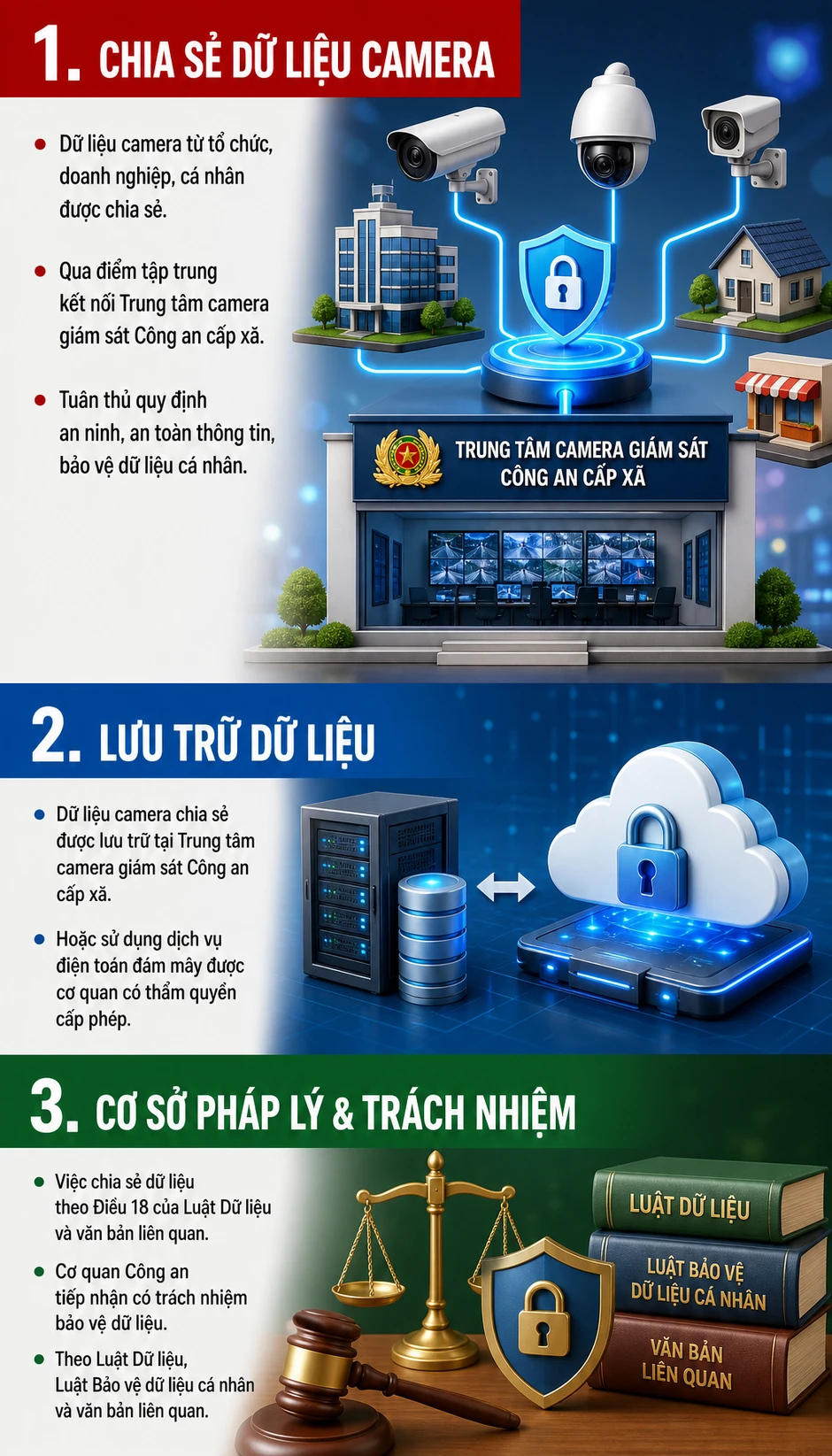 Bộ Công an nói gì về thông tin bắt buộc chia sẻ dữ liệu camera an ninh cá nhân cho công an xã? Bộ Công an nói gì về thông tin bắt buộc chia sẻ dữ liệu camera an ninh cá nhân cho công an xã?