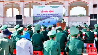 Bộ đội Biên phòng Cần Thơ phát động Tết trồng cây đời đời nhớ ơn Bác Hồ