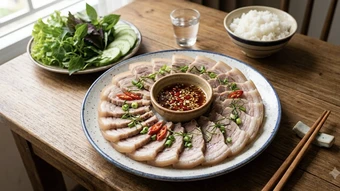 Bốn bước luộc thịt trắng hồng, da giòn - Báo TinVina Cooking