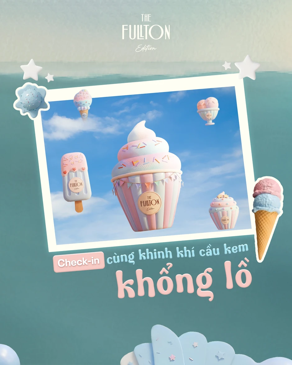 Bữa tiệc kem đa sắc màu lần đầu đổ bộ Hà Nội Bữa tiệc kem đa sắc màu lần đầu đổ bộ Hà Nội