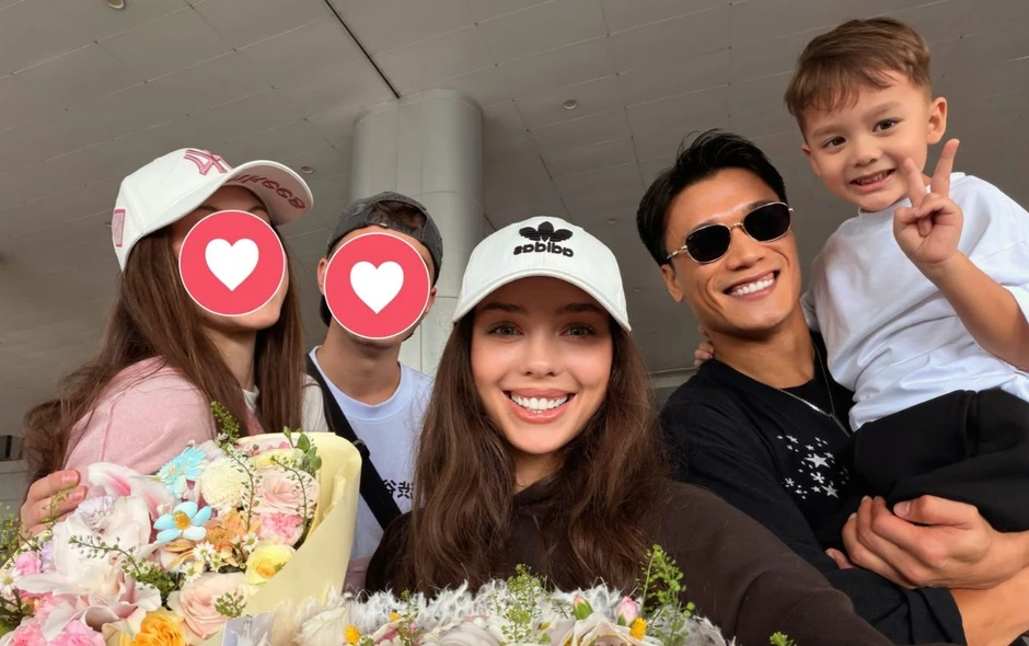 Bùi Tiến Dũng vỡ òa ngày đón vợ mẫu Tây trở lại Việt Nam: "Bây giờ bố sẽ ngủ ngon hơn vào mỗi đêm rồi"