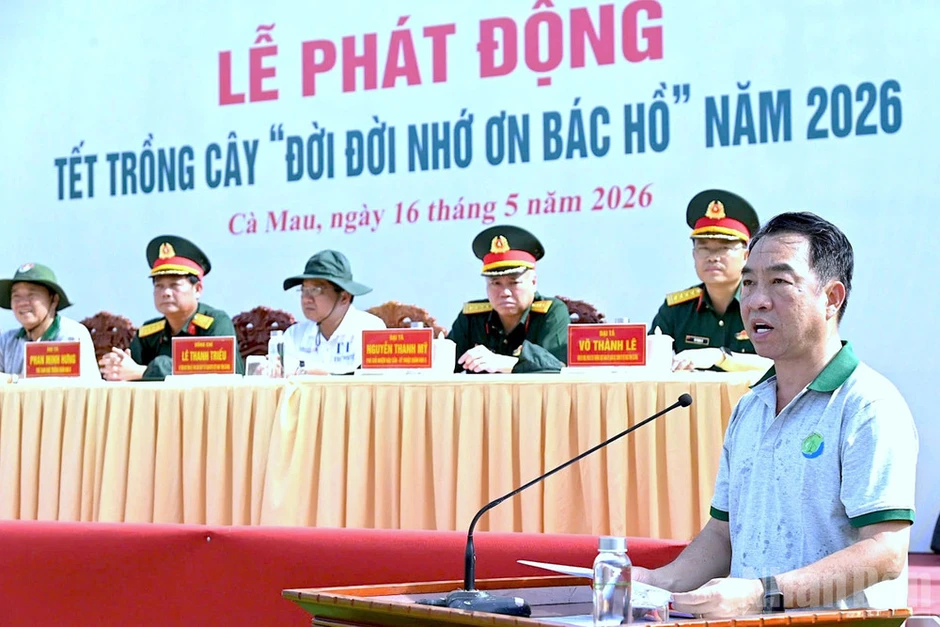 Cà Mau đồng loạt phát động “Tết trồng cây đời đời nhớ ơn Bác Hồ”