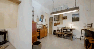 Cải tạo căn hộ 45m² thành nơi lý tưởng không điều hòa và đồ cũ vẫn đẹp