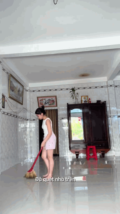 Căn nhà miền Tây khiến cõi mạng chóng mặt, quét dọn cả buổi vẫn chưa xong