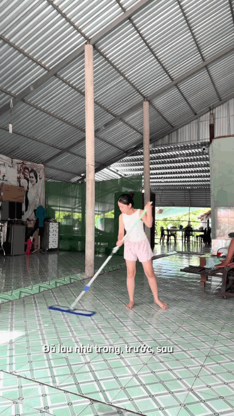 Căn nhà miền Tây khiến cõi mạng chóng mặt, quét dọn cả buổi vẫn chưa xong