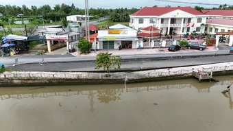 Cần Thơ báo động tình trạng sạt lở bờ sông, kênh rạch diện rộng