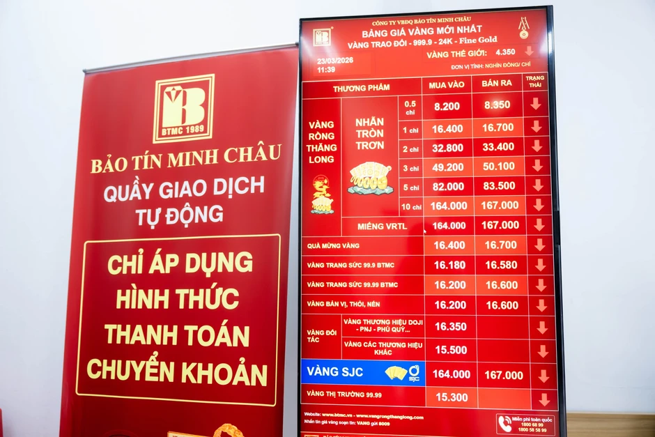 Cảnh tượng khó tin trên phố Cầu Giấy: “ATM vàng” chạy hết công suất, khách ngồi kín chỗ Cảnh tượng khó tin trên phố Cầu Giấy: “ATM vàng” chạy hết công suất, khách ngồi kín chỗ