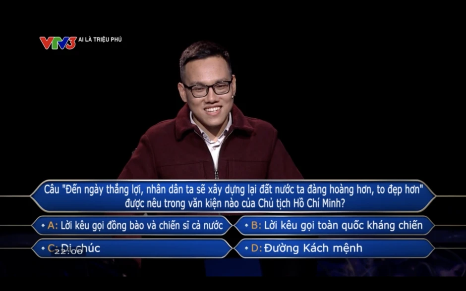 Câu hỏi số 15 trị giá 250 triệu tại Ai Là Triệu Phú 2026 là gì? Câu hỏi số 15 trị giá 250 triệu tại Ai Là Triệu Phú 2026 là gì?