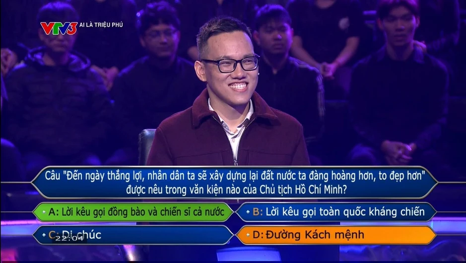 Câu hỏi số 15 trị giá 250 triệu tại Ai Là Triệu Phú 2026 là gì? Câu hỏi số 15 trị giá 250 triệu tại Ai Là Triệu Phú 2026 là gì?