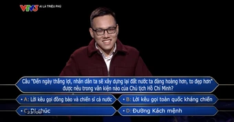 Câu hỏi số 15 trị giá 250 triệu tại Ai Là Triệu Phú 2026 là gì?