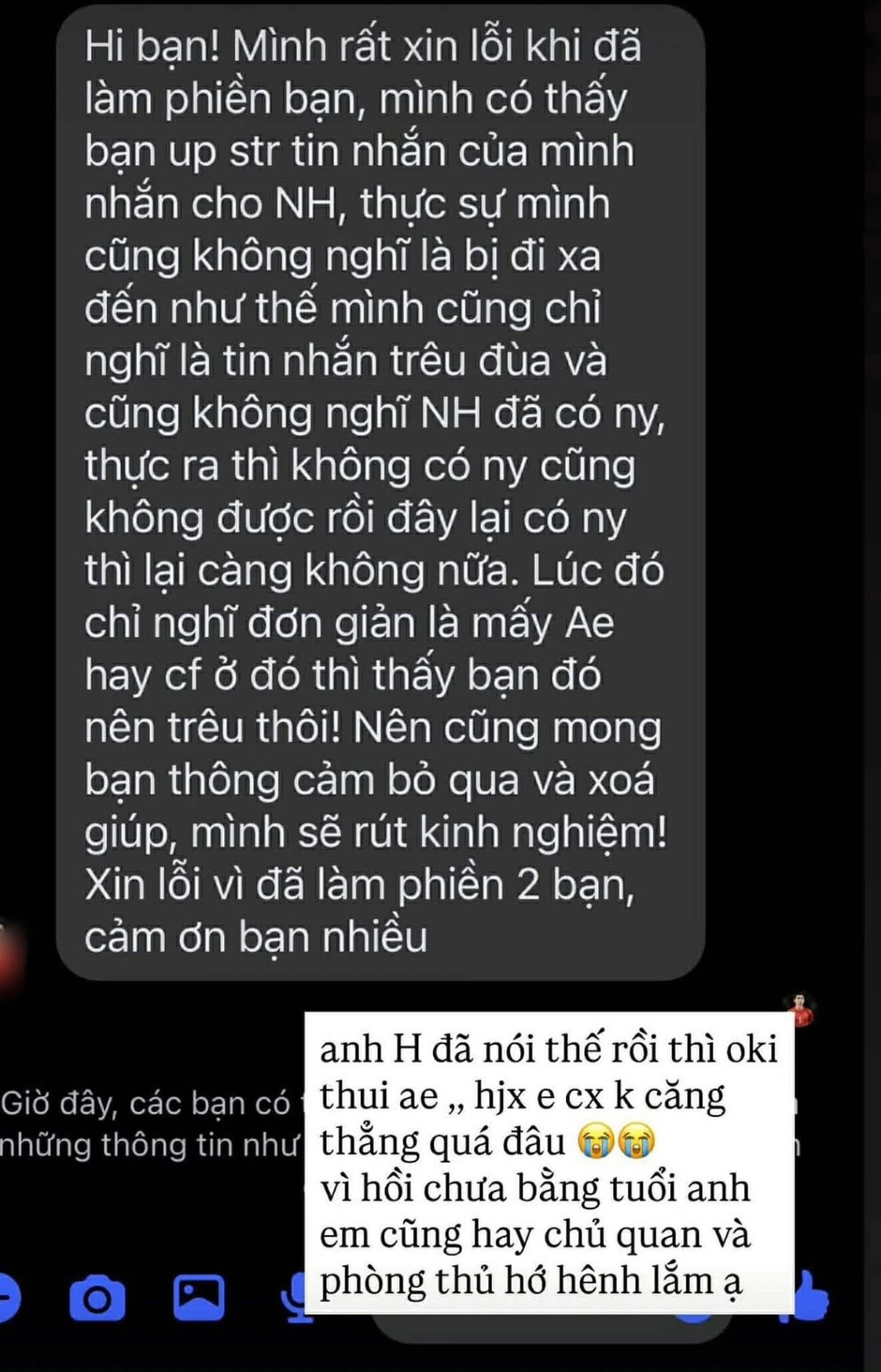 Cầu thủ nổi tiếng bị "tóm" vì nhắn tin trêu gái: Khi BẢN NĂNG ĐÀN ÔNG chạm vào giới hạn của sự TỬ TẾ! Cầu thủ nổi tiếng bị "tóm" vì nhắn tin trêu gái: Khi BẢN NĂNG ĐÀN ÔNG chạm vào giới hạn của sự TỬ TẾ!