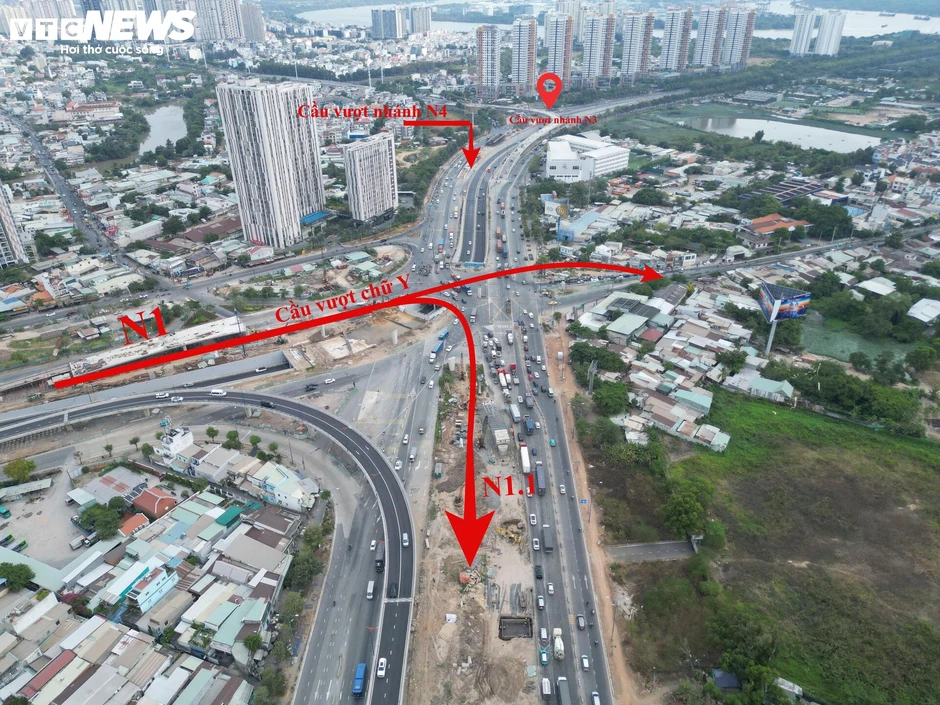 Cầu vượt nút giao 3.400 tỷ đồng ở TP.HCM tăng tốc về đích
