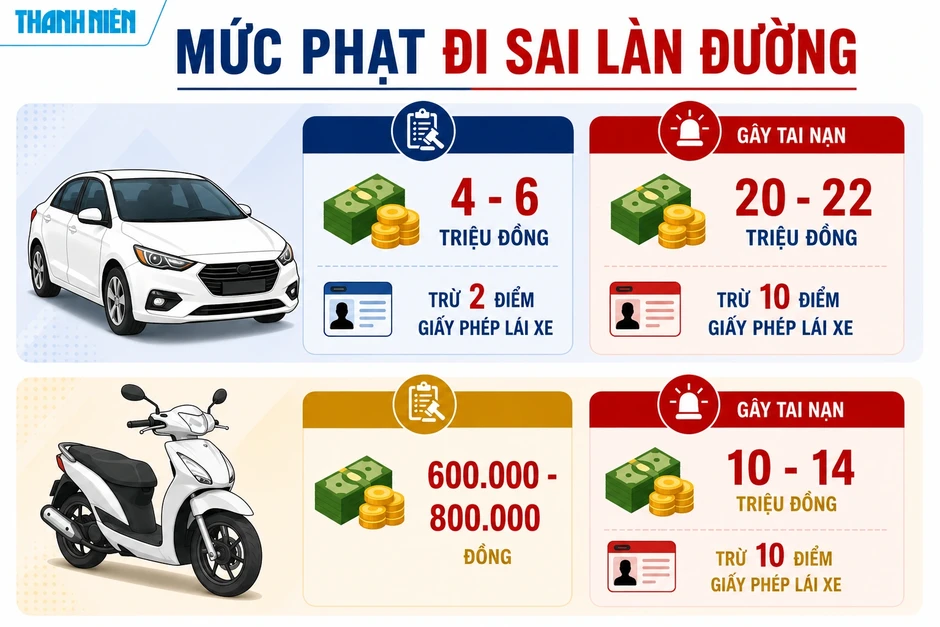Chạy xe kiểu này ở TP.HCM, nhiều người bị phạt lỗi đi sai làn đường