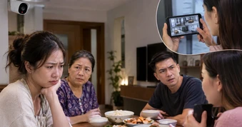 Cho em dâu mật khẩu camera để tiện trông con, không ngờ cuộc sống gia đình tôi bị đảo lộn