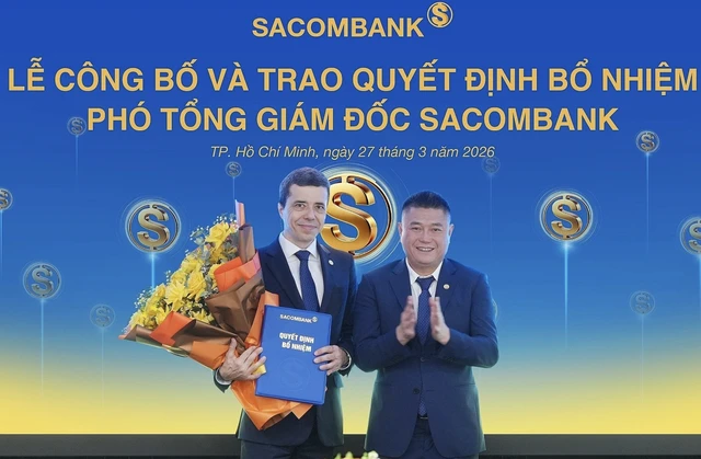 Chồng shark Lê Hàn Tuệ Lâm trở thành Phó tổng giám đốc Sacombank Chồng shark Lê Hàn Tuệ Lâm trở thành Phó tổng giám đốc Sacombank