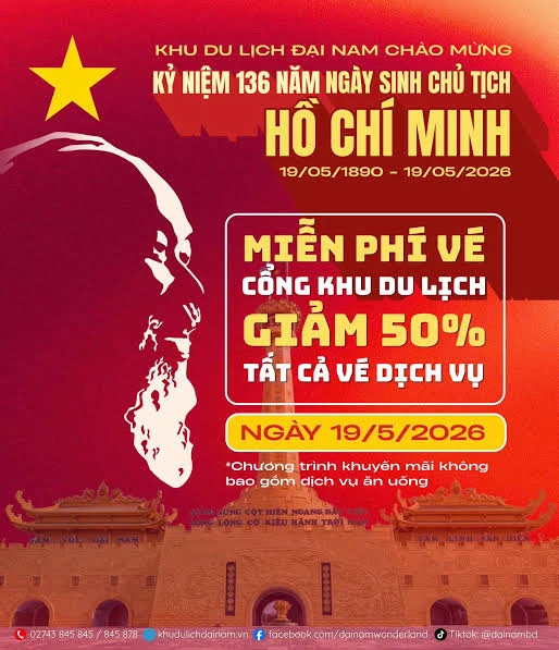 Chưa đầy 80 ngày nữa, khu du lịch 6.000 tỷ của vợ chồng bà Nguyễn Phương Hằng dừng một chính sách áp dụng suốt cả năm Chưa đầy 80 ngày nữa, khu du lịch 6.000 tỷ của vợ chồng bà Nguyễn Phương Hằng dừng một chính sách áp dụng suốt cả năm