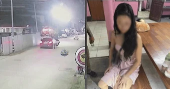 Cô gái liều mình nhảy khỏi ô tô của nhóm bắt cóc để thoát thân